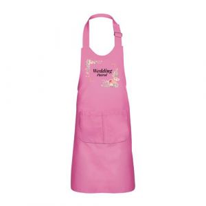 Fabulous Tablier Cuisine Enfant 2 Poches Rose Wedding Patrol Cadre Floral - Haut de gamme