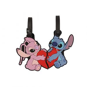 Stitch & Angel - Set D'etiquettes À Bagages - 2 Pc.