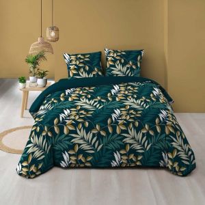 Douceur D'intérieur - Housse de couette 240x220 + 2 taies Nelida coton 57 fils