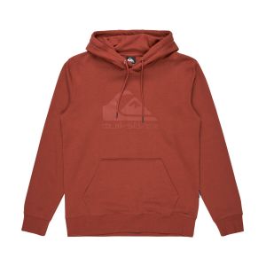 Quiksilver Sweat à capuche Comp Logo rouge foncé - M