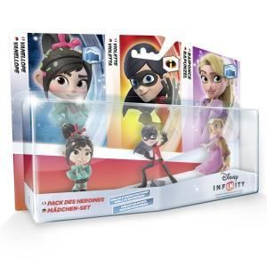 Image de Disney Interactive Studios Disney Infinity pack figurines 3 héroïnes : Vanellope, Violette et Raiponce