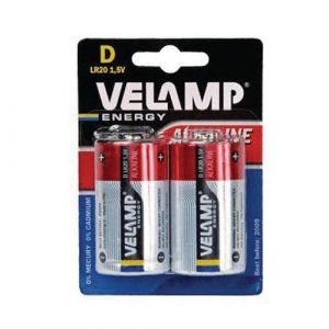 Velamp Pile Alcalines D (lr20)