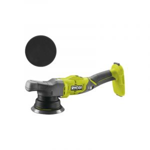 Ryobi Pack Polisseuse R18P-0 - 18V - sans batterie ni chargeur - Disque de finition RAKPFP01 - 125 mm