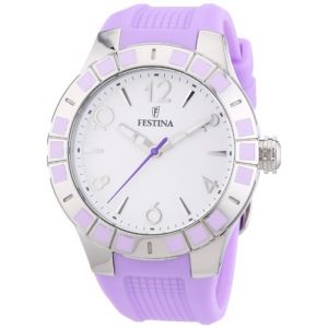 Festina F16676/2 - Montre Femme - Quartz Analogique - Bracelet Caoutchouc Violet
