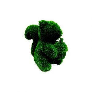 Peluche de jardin écureuil en gazon synthétique - Vert 35 cm - Vert