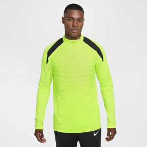 Nike Maillot d'Entraînement Therma-FIT Strike Drill Winter Warrior - Jaune Fluo/Argenté/Noir, pointure Large - ['Jaune'] - Taille Large