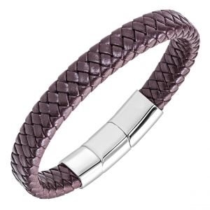 Bracelet Homme All Blacks Bijoux - 682446 Acier et Cuir