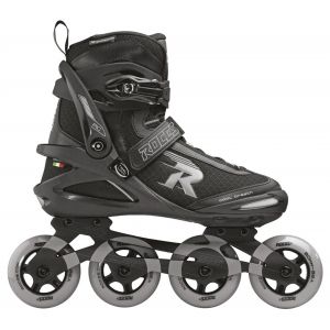 Image de Roces Pic Tif Patins en Ligne Adulte Unisexe, Noir/Gris Clair, Taille 37