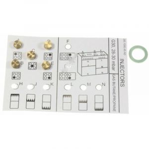 Beko Kit Injecteurs gicleurs gaz butane Four cuisinière (4431930003 LEISURE)