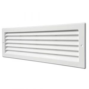 La Ventilazione P3713B-Y Grille de Ventilation, Blanc, 370x130 mm