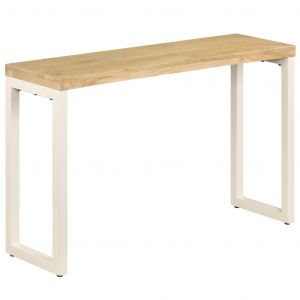 Image de VidaXL Table console 120x35x76 cm Bois de manguier solide et acier