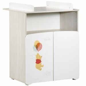 Image de Sauthon Winnie Floaty Day - Commode à langer 2 portes + grande niche