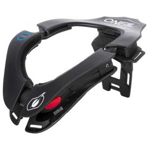 O'neal Tron Neckbrace Stickers Solid One Size Black - Black - Taille One Size