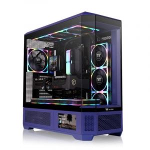 Thermaltake Bo&icirc;tier CA-11H-00FNWN-00 Full Tower Bleu Verre tremp&eacute; RGB