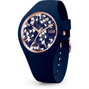 Ice Watch Montre Femme ICE flower 20511 - Bracelet Silicone Bleu