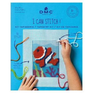 Dmc Kit Tapisserie 13 x 18 cm Poisson clown