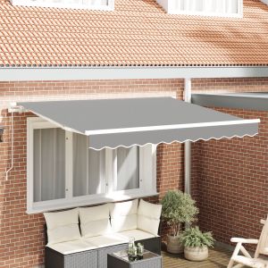 VidaXL Cadre de Store Rétractable à Opération Manuelle 2,5x2 cm Métal