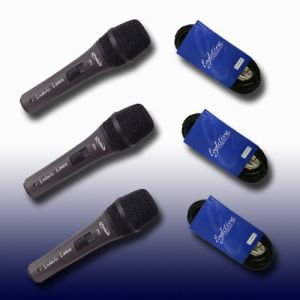 Prodipe 3 x TT1 Lanen - 3 micros à main dynamique professionnel