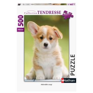 Nathan Puzzle N 500 p - Adorable corgi