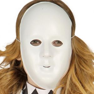 MASQUE BLANC À PEINDRE PVC