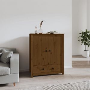 Image de VidaXL Buffet Marron miel 83x41,5x100 cm Bois massif de pin