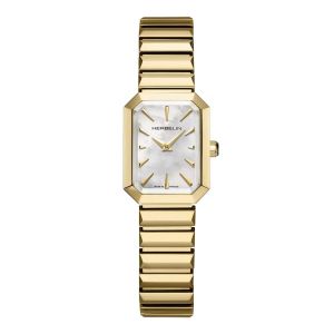 Michel Herbelin Montre Femme Herbelin Octogone Acier Doré