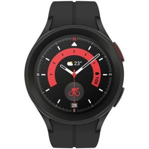 Image de Samsung Galaxy Watch5 Pro 45mm Titane Noir avec Moniteur de Sant&eacute; et GPS Reconditionn&eacute;