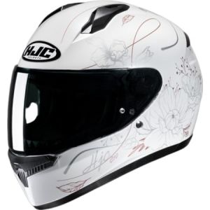 HJC Casque C10 Epik MC8 Blanc Marron - Taille S