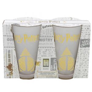 Stor Lot De 2 Verres Cristal Mat Harry Potter 490Ml