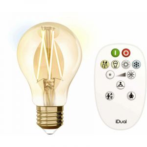 Lutec LED E27 JE0126631 9 W = 60 W blanc chaud &agrave; blanc neutre (&Oslash; x L) 60 mm x 108 mm 1 pc(s)