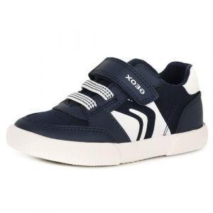 Geox Bébé garçon B GISLI Boy A Basket, Navy/White, 21 EU