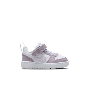 Nike Court Borough Low Recraft Schuh für Babys und Kleinkinder Chaussure, White Venice Plum Fog White, 23.5 EU