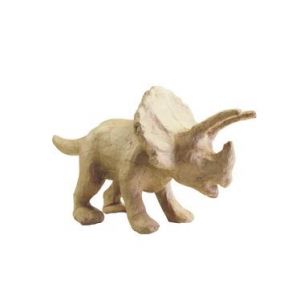 decopatch SA181O - Triceratops 15,5cm, en papier m&acirc;ch&eacute;