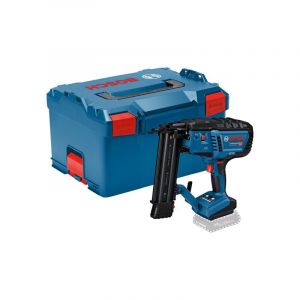 Bosch Professional 18V System cloueur à bois sans-fil GNH 18V-50 M (modes coup par coup/rafale, clous utilisables : 16-54 mm, 18 ga (1,2 mm), inclinaison du chargeur 0°, sans batterie, L-BOXX)