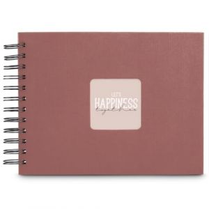 Image de Hama Album &agrave; spirales "Fine Art", 24 x 17 cm, 50 pages noires, couleur terre cuite