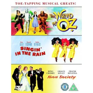 Coffret Singin' In The Rain + Wizard of Oz + High Society