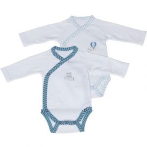 Sauthon Lot de 2 bodies manches longues Lazare (Naissance : 29 cm)