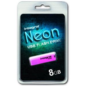 Integral INFD8GBNEON - Clé USB 2.0 Neon 8 Go