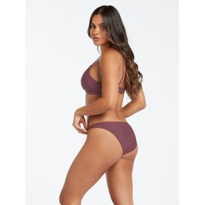 Volcom Women's Simply Seamless Hipster - Bas de maillot taille XS, brun/beige