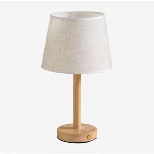 Lampe De Table Sans Fil En Bois Fernati Naturel