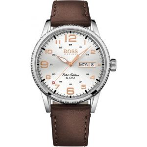 Image de Hugo Boss 1513333 - Montre pour homme avec bracelet en cuir