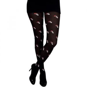 Ptit Clown Collant Père Noël - Accessoire déguisement - Noir Multicolore Adulte