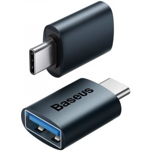 Baseus Adaptateur Ingenuity Series USB-C vers USB-A, bleu