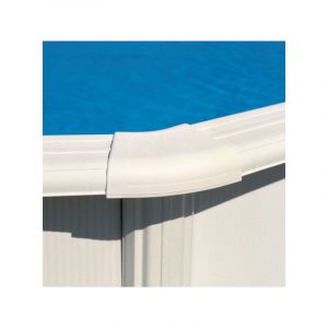 Image de Gre Cache platine margelle courbe, em-zc piscine hors sol métal