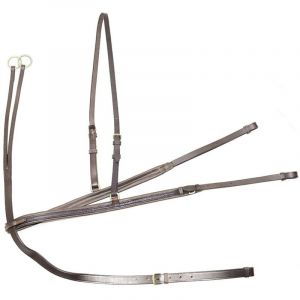 Collier de chasse avec martingale pour cheval Derby