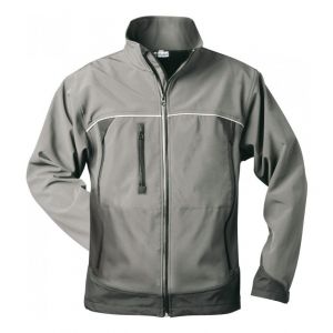 Elysee Veste Softshell Beta, Taille XL, gris/noir