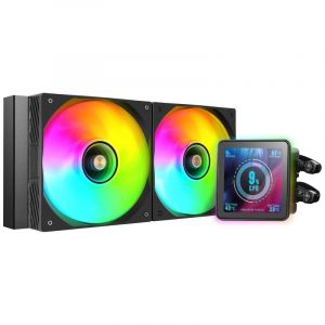 Mars Gaming ML-VisionPro240 AIO Refroidissement liquide TDP 500 W 2 ventilateurs ARGB Écran noir
