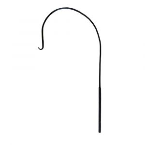 Home maison Potence XXL arrondie en métal Noir 95 cm