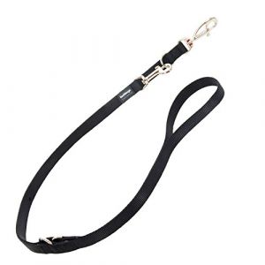 Image de RedDingo Laisse 3 Positions pour Chien Noir 2 m 15 mm
