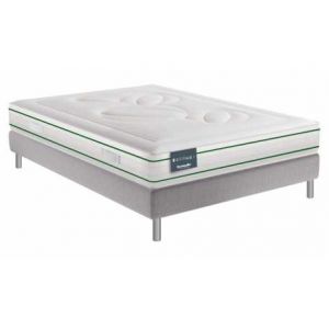 Dunlopillo Ensemble HORTENSE Sommier Confort Ferme 140x200